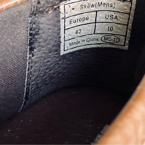 *RARE* Leather NOSOX Loafers Men’s US 10 Comfort Sophisticated Cabin Core Tan - Picture 6 of 6